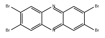 Phenazine, 2,3,7,8-tetrabromo- 结构式