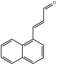 (E)-3-(Naphthalen-1-yl)acrylaldehyde 结构式