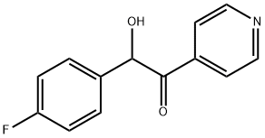 Ethanone, 2-(4-fluorophenyl)-2-hydroxy-1-(4-pyridinyl)- 结构式