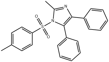 1H-Imidazole, 2-methyl-1-[(4-methylphenyl)sulfonyl]-4,5-diphenyl- 结构式