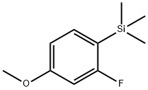 Benzene, 2-fluoro-4-methoxy-1-(trimethylsilyl)- 结构式