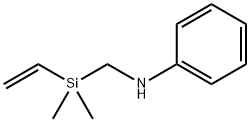 N-((Dimethyl(vinyl)silyl)methyl)aniline 结构式