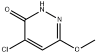 4-氯-6-甲氧基哒嗪-3(2H)-酮 结构式
