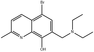 5-Bromo-7-((diethylamino)methyl)-2-methylquinolin-8-ol 结构式