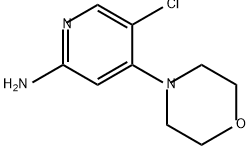 2-Pyridinamine, 5-chloro-4-(4-morpholinyl)- 结构式