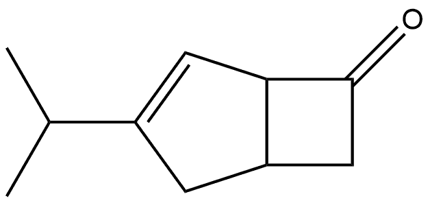 3-isopropylbicyclo[3.2.0]hept-3-en-6-one 结构式