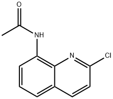 N-(2-氯喹啉-8-基)乙酰胺 结构式