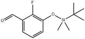 Benzaldehyde, 3-[[(1,1-dimethylethyl)dimethylsilyl]oxy]-2-fluoro- 结构式