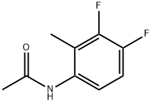 N-(3,4-二氟-2-甲基苯基)乙酰胺 结构式