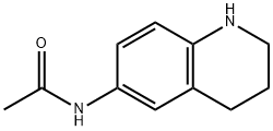 Acetamide, N-(1,2,3,4-tetrahydro-6-quinolinyl)- 结构式