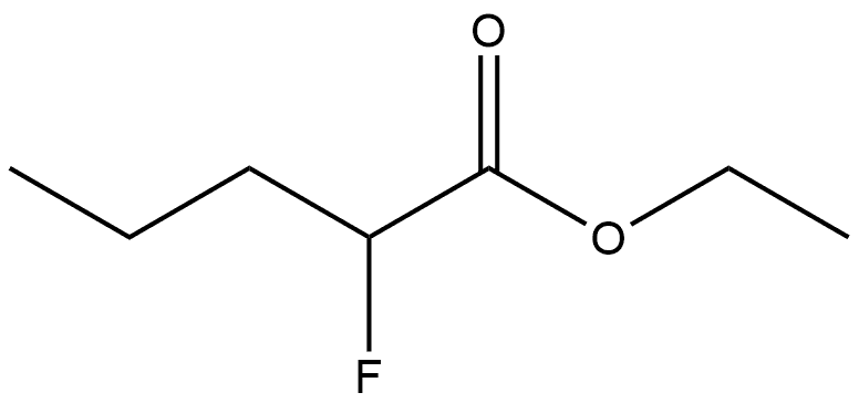 Pentanoic acid, 2-fluoro-, ethyl ester, (-)- 结构式