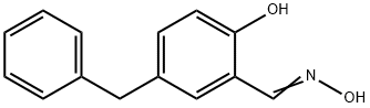 4-Benzyl-2-[(E)-(hydroxyimino)methyl]phenol 结构式