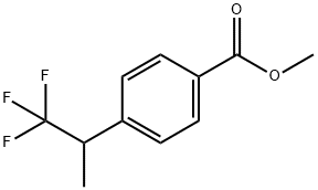 Methyl 4-(2,2,2-trifluoro-1-methylethyl)benzoate 结构式