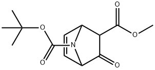 7-Azabicyclo[2.2.1]hept-5-ene-2,7-dicarboxylic acid, 3-oxo-, 7-(1,1-dimethylethyl) 2-methyl ester 结构式