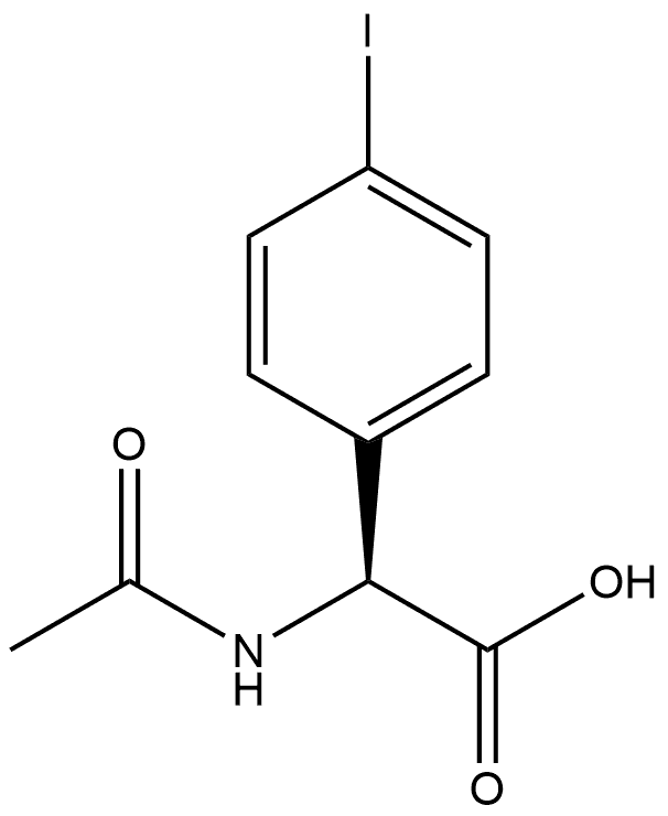 N-AC-S-4-碘苯甘氨酸 结构式