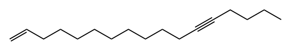 1-Heptadecen-12-yne 结构式