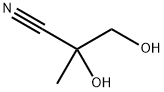 2,3-dihydroxy-2-methylpropanenitrile 结构式