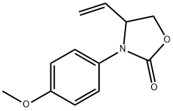 2-Oxazolidinone, 4-ethenyl-3-(4-methoxyphenyl)- 结构式