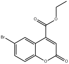Ethyl 6-bromo-2-oxo-2H-chromene-4-carboxylate 结构式