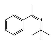 2-Propanamine, 2-methyl-N-(1-phenylethylidene)-, (Z)- (9CI) 结构式