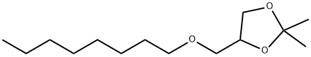 1,3-Dioxolane, 2,2-dimethyl-4-[(octyloxy)methyl]- 结构式