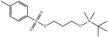 3-((叔-丁基二甲基甲硅烷基)氧代)丙基 4-甲基苯磺酸负离子 结构式