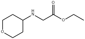 (四氢-2H-吡喃-4-基)甘氨酸乙酯 结构式