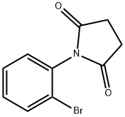 2,5-Pyrrolidinedione, 1-(2-bromophenyl)- 结构式