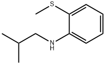 N-异丁基-2-(甲硫基)苯胺 结构式