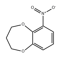 2H-1,5-Benzodioxepin, 3,4-dihydro-6-nitro- 结构式