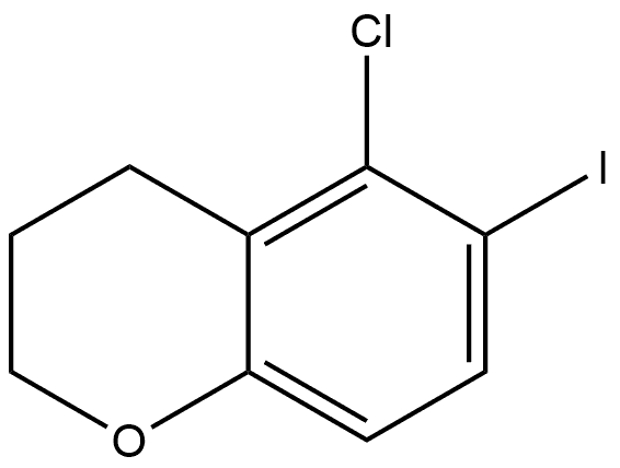 5-chloro-6-iodo-chromane 结构式