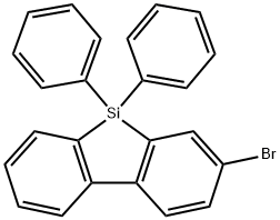 2-溴-9,9-二甲基-9H-硅芴 结构式