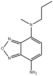 N4-甲基-4-丙基-1,4-二氢苯并[C][1,2,5]噁二唑-4,7-二胺 结构式