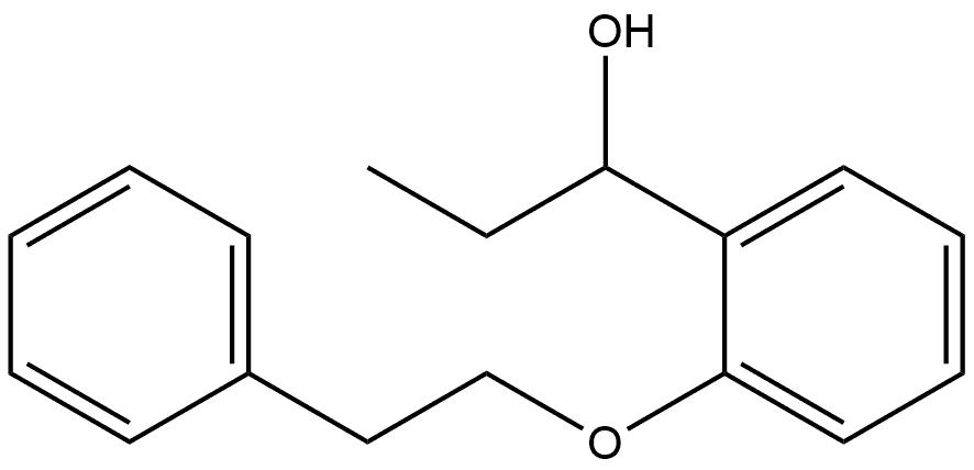 α-Ethyl-2-(2-phenylethoxy)benzenemethanol 结构式