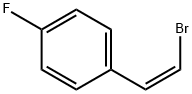 1-[(1Z)-2-bromoethenyl]-4-fluorobenzene 结构式