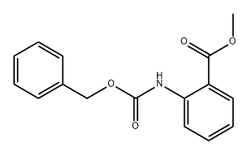 Benzoic acid, 2-[[(phenylmethoxy)carbonyl]amino]-, methyl ester 结构式