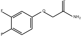 2-(3,4-difluorophenoxy)ethanethioamide 结构式