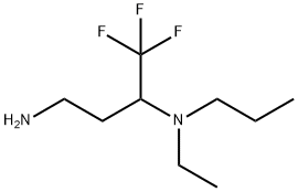 N3-乙基-4,4,4-三氟-N3-丙基丁烷-1,3-二胺 结构式