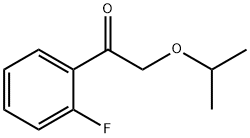 1-(2-fluorophenyl)-2-(propan-2-yloxy)ethan-1-one 结构式