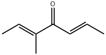 2,5-Heptadien-4-one, 3-methyl-, (2E,5E)- 结构式