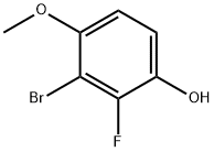 2-氟-3-溴-4-甲氧基苯酚 结构式