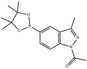 Ethanone, 1-[3-methyl-5-(4,4,5,5-tetramethyl-1,3,2-dioxaborolan-2-yl)-1H-indazol-1-yl]-