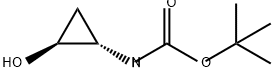 TERT-BUTYL N-[(1S,2S)-2-HYDROXYCYCLOPROPYL]CARBAMATE 结构式