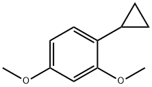 1-Cyclopropyl-2,4-dimethoxybenzene 结构式
