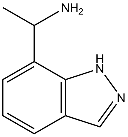 1-(1H-indazol-7-yl)ethanamine 结构式