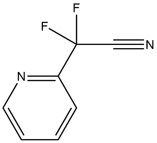 2-Pyridineacetonitrile, α,α-difluoro- 结构式