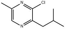 Pyrazine, 3-chloro-5-methyl-2-(2-methylpropyl)- 结构式