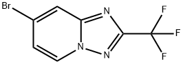 7-溴-2-(三氟甲基)-[1,2,4]三唑并[1,5-A]吡啶 结构式