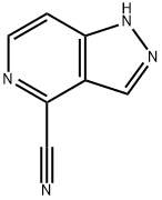 1H-吡唑并[4,3-C]吡啶-4-甲腈 结构式