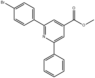 JR-9114, Methyl 2-(4-bromophenyl)-6-phenylpyridine-4-carboxylate, 97% 结构式